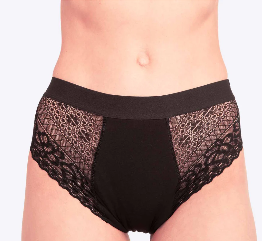 WUKA Ultimate™ Lace talle medio flujo medio Negro - XL
